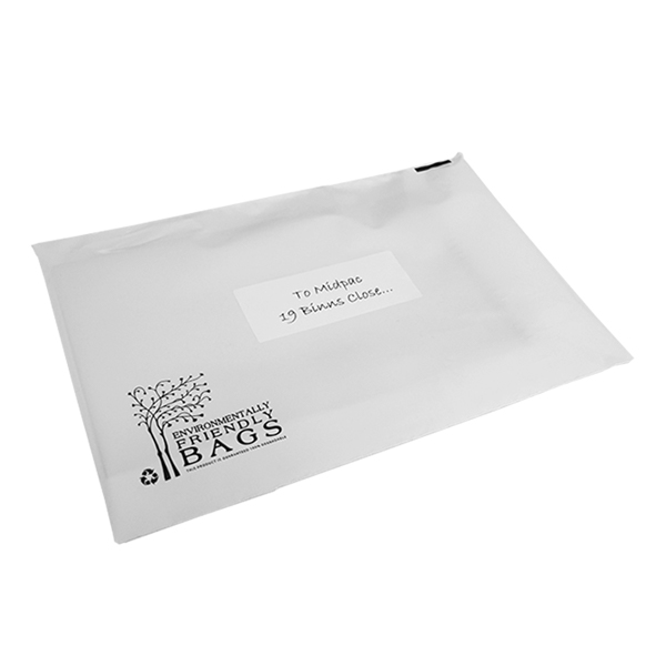 250mm White Eco Polythene Mailers